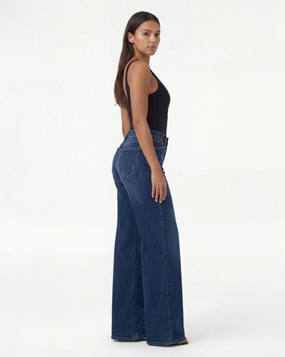 Remerie - Mid Rise BBL Wide Leg Jeans
