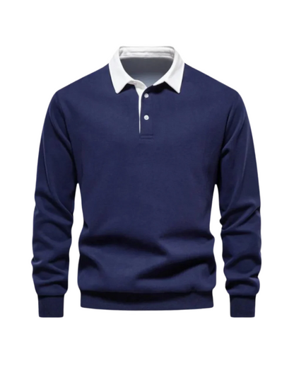 Dale - Casual Polo Knit Sweater