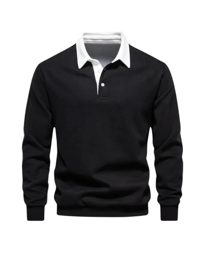 Dale - Casual Polo Knit Sweater
