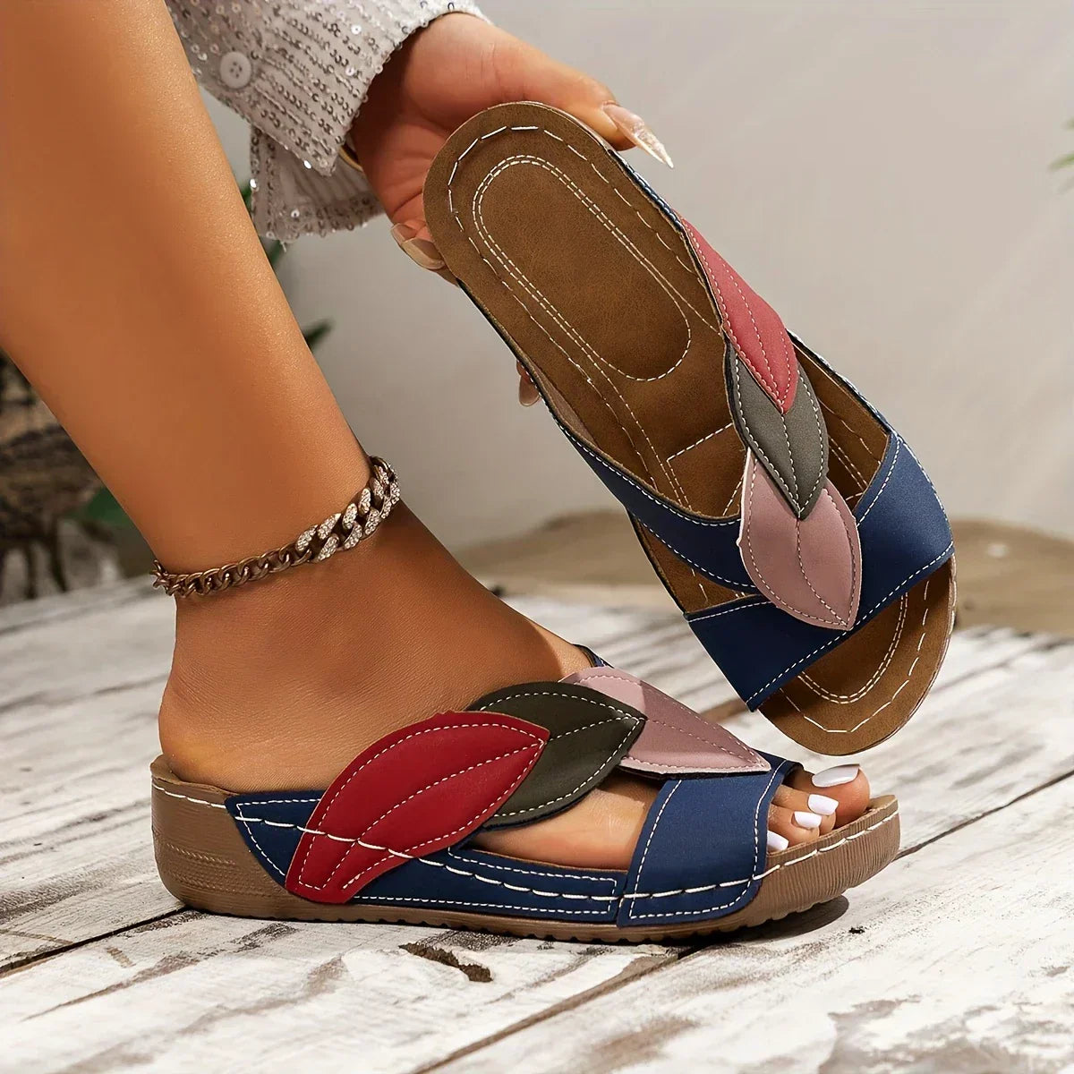 Soleigh – Ergonomic Slip-On Sandals for Everyday Comfort