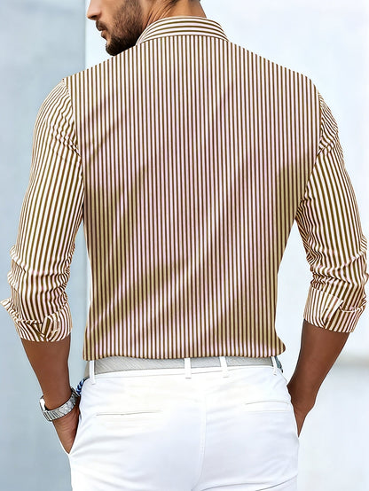 Timmy - Vintage Striped Long Sleeve Shirt