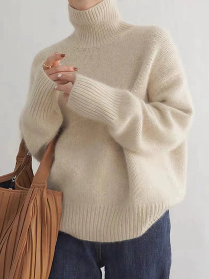 Mona – Cashmere Turtleneck Sweater