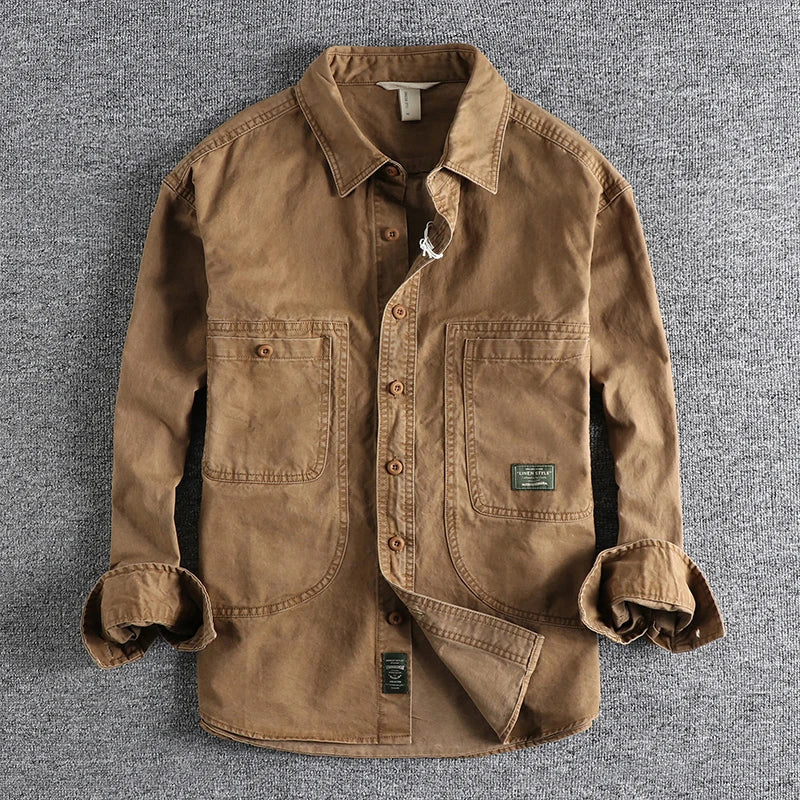 Wyatt – Vintage Washed Work Shirt