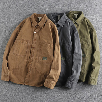 Wyatt – Vintage Washed Work Shirt