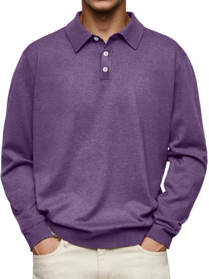 Kevin – Patterned Collar Polo Shirt