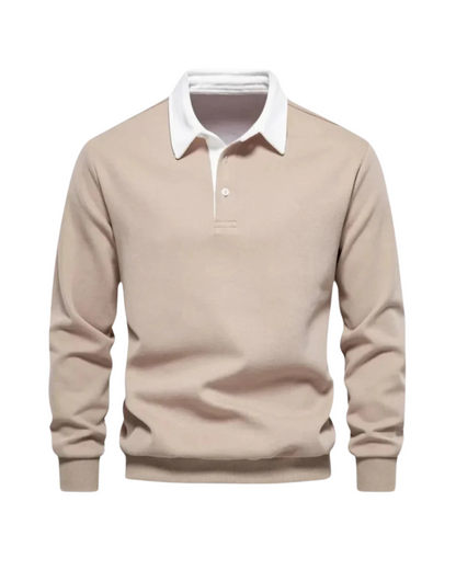 Dale - Casual Polo Knit Sweater