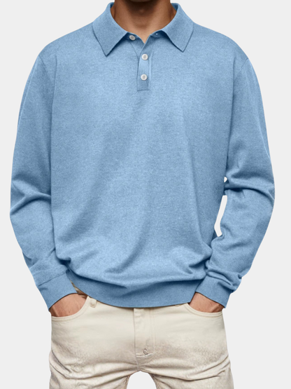 Kevin – Patterned Collar Polo Shirt