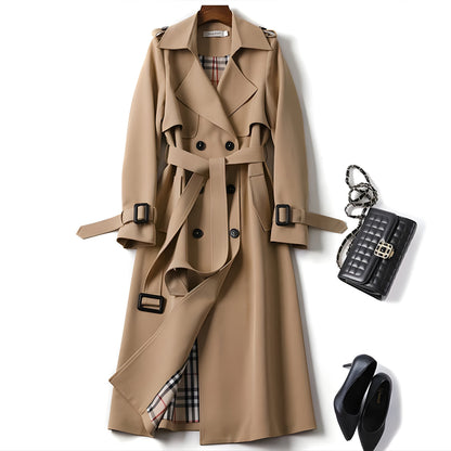 Carmina – Elegant Belted Trench Coat