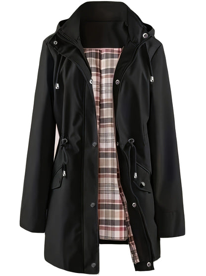 Andrea – Tartan-Lined Rain Parka