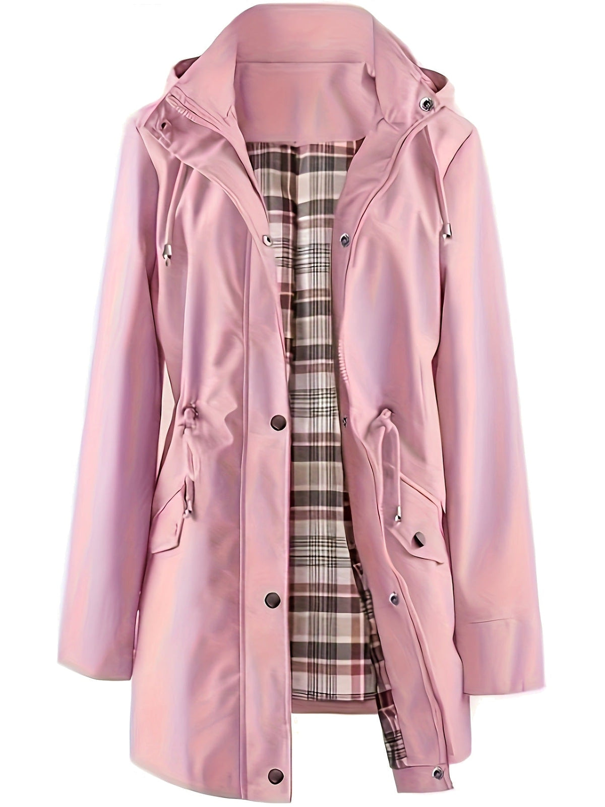 Andrea – Tartan-Lined Rain Parka
