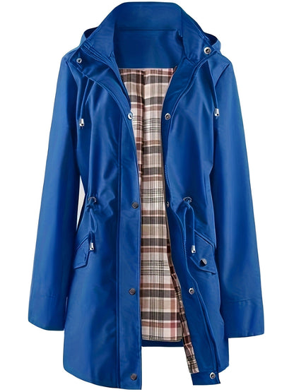 Andrea – Tartan-Lined Rain Parka