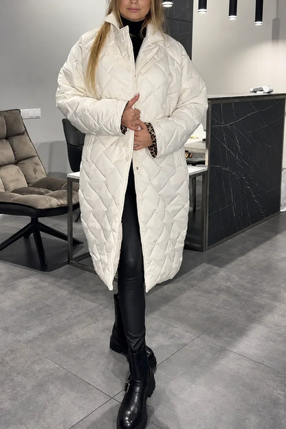 Sydney – Quilted Leopard-Lined Coat