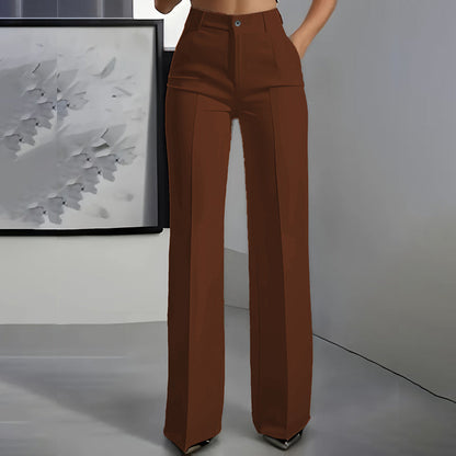 Elle - High-Waisted Tailored Pants