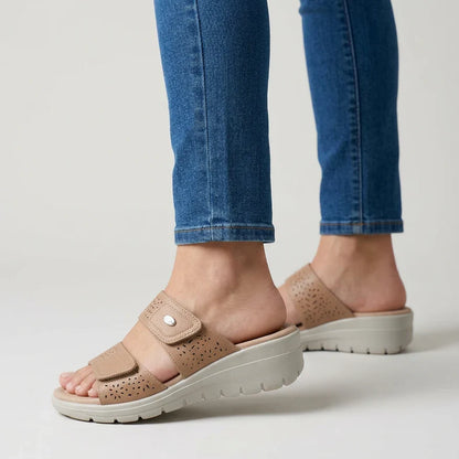 Tricia - Cushioned Orthopedic Comfort Slides